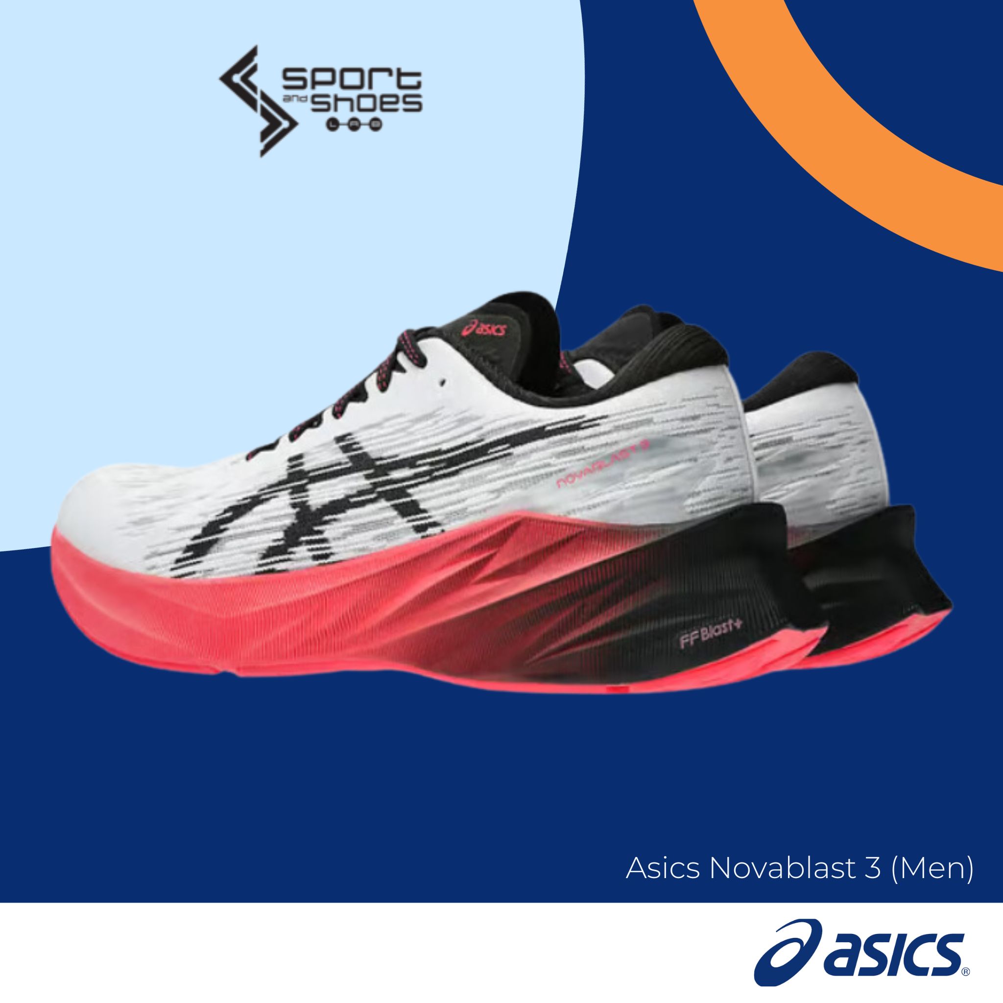 Asics Novablast3 (2E) (M) (1011B459-104)